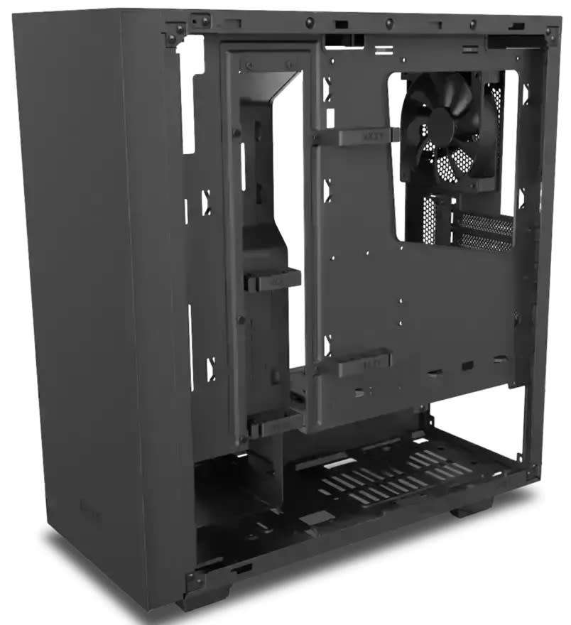 NZXT CA-S340W-B3 ELITE ** GAMING PC CASE ** 2 x FANS INC. ** GLASS SIDE PANEL ** GOOD CONDITION **
