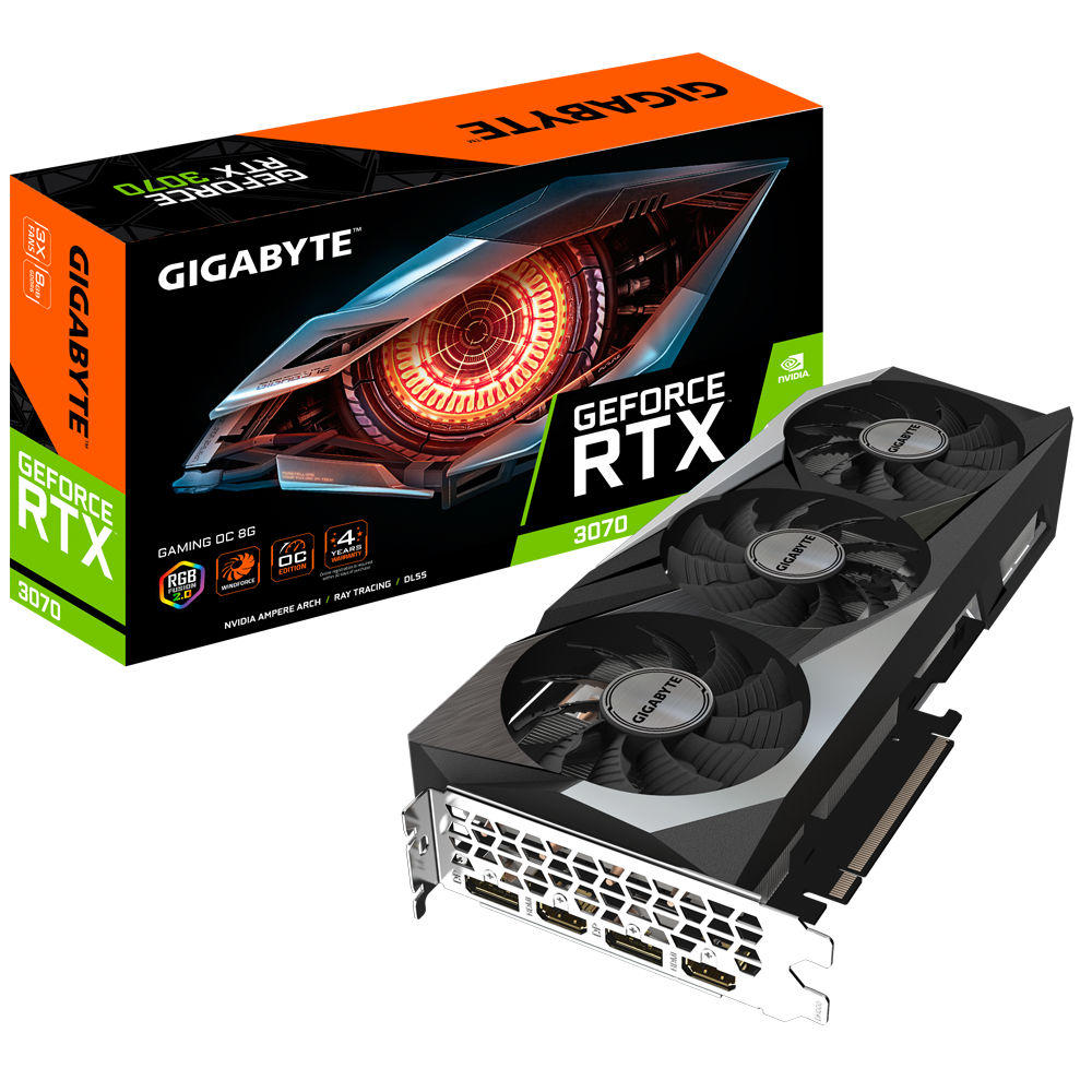 GIGABYTE RTX 3070 GAMING OC 8G ** GRAPHICS CARD ** EXCELLENT CONDITION ** WARRANTY**