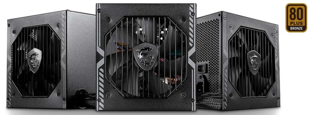 MSI MAG A550BN 550W ** 80 PLUS BRONZE POWER SUPPLY ** EXCELLENT CONDITION ** WARRANTY **