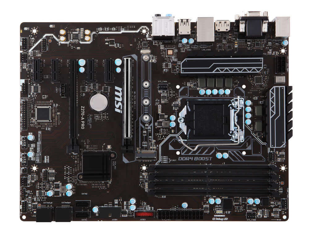 MSI Z270-A PRO ** GAMING MOTHERBOARD ** GOOD CONDITION **  WARRANTY **