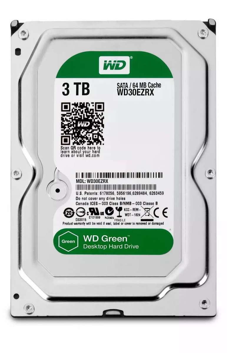 WESTERN DIGITAL GREEN ** 3TB HARD DRIVE ** GOOD CONDITION ** WARRANTY **