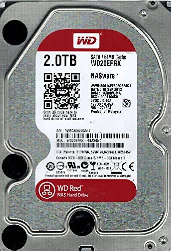 WESTERN DIGITAL RED ** 2TB NAS HARD DRIVE ** GOOD CONDITION ** WARRANTY **