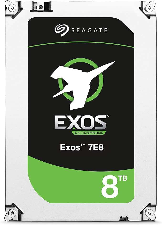 SEAGATE 8TB EXOS HARD DRIVE ** EXCELLENT CONDITION ** WARRANTY **