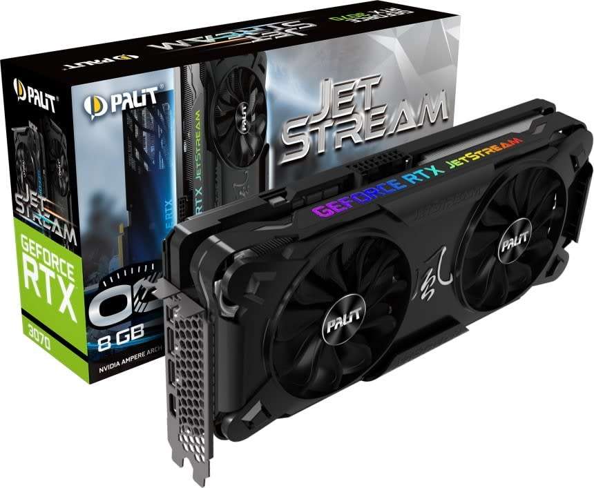 PALIT RTX 3070 JETSTREAM 8GB ** GAMING GRAPHICS CARD ** EXCELLENT CONDITION ** WARRANTY **