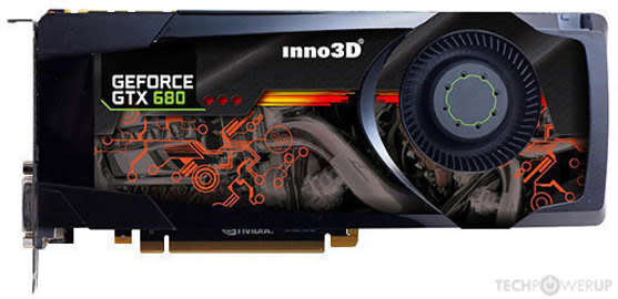 INNO3D GTX 680 2GB ** GRAPHICS CARD ** GOOD CONDITION ** WARRANTY **