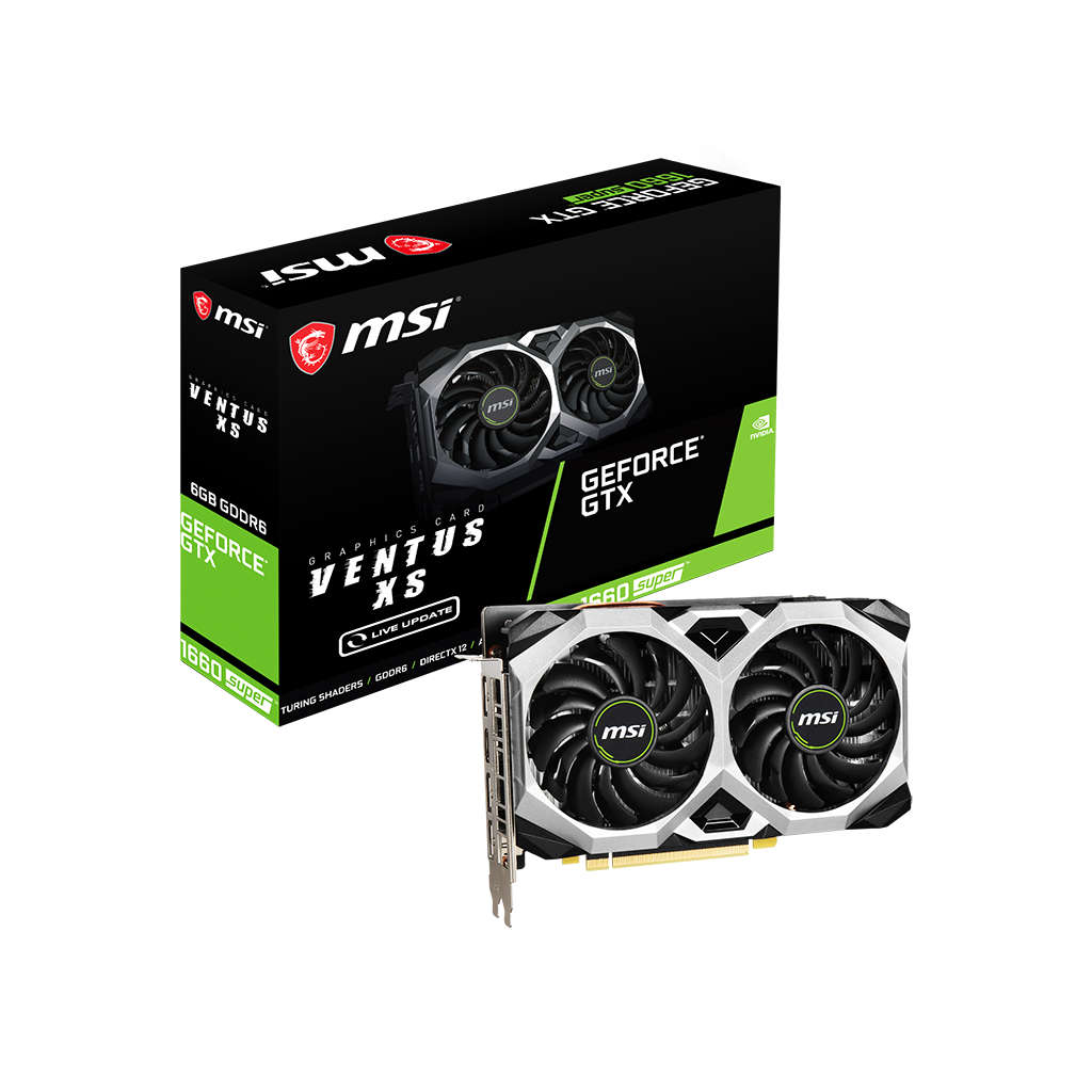 MSI GTX 1660 SUPER VENTUS XS OC 6GB ** GAMING GRAPHICS CARD ** EXCELLENT CONDITION ** WARRANTY **