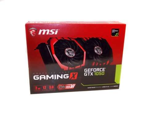 MSI GTX 1050 2G GAMING X TWIN FROZR   ** GAMING GRAPHICS CARD ** GOOD CONDITION ** WARRANTY **