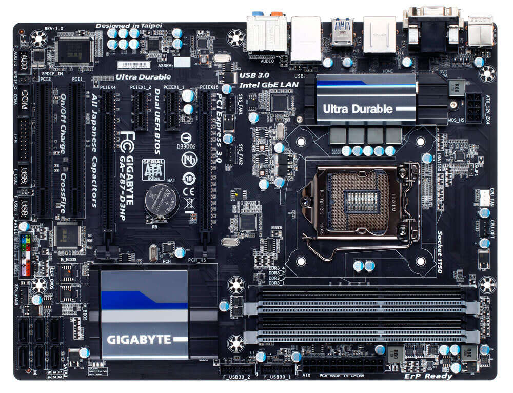 GIGABYTE GA-Z87-D3HP ** GAMING MOTHERBOARD ** GOOD CONDITION ** WARRANTY **