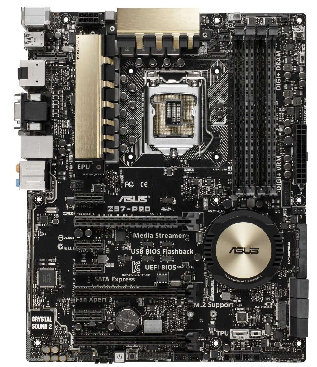 ASUS Z97-PRO ** GAMING MOTHERBOARD ** GOOD CONDITION ** WARRANTY