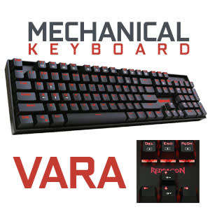 REDRAGON VARA K551 ** WIRED MECHANICAL GAMING KEYBOARD ** GOOD CONDITION ** WARRANTY **