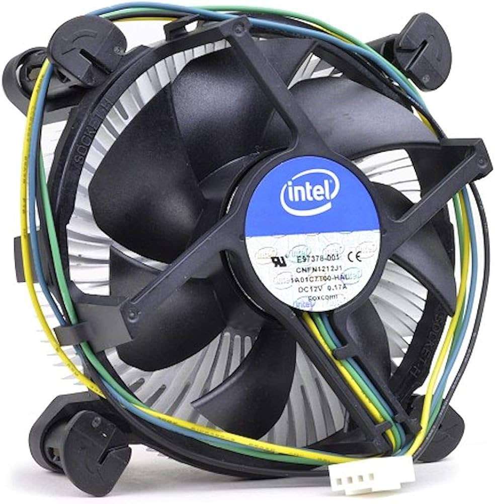 INTEL CPU ALUMINIUM HEATSINK FAN STOCK COOLER ** GOOD CONDITION ** WARRANTY **