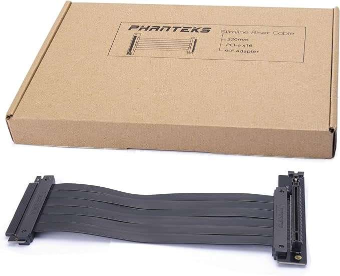 PHANTEKS ** 220MM SLIMLINE RISER CABLE ** EXCELLENT CONDITION ** WARRANTY **