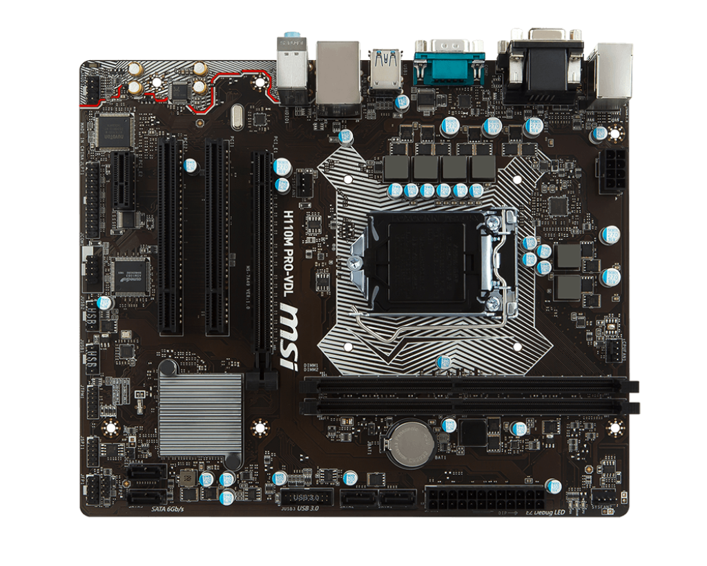 MSI H110M PRO-VDL ** MOTHERBOARD ** GOOD CONDITION ** WARRANTY **