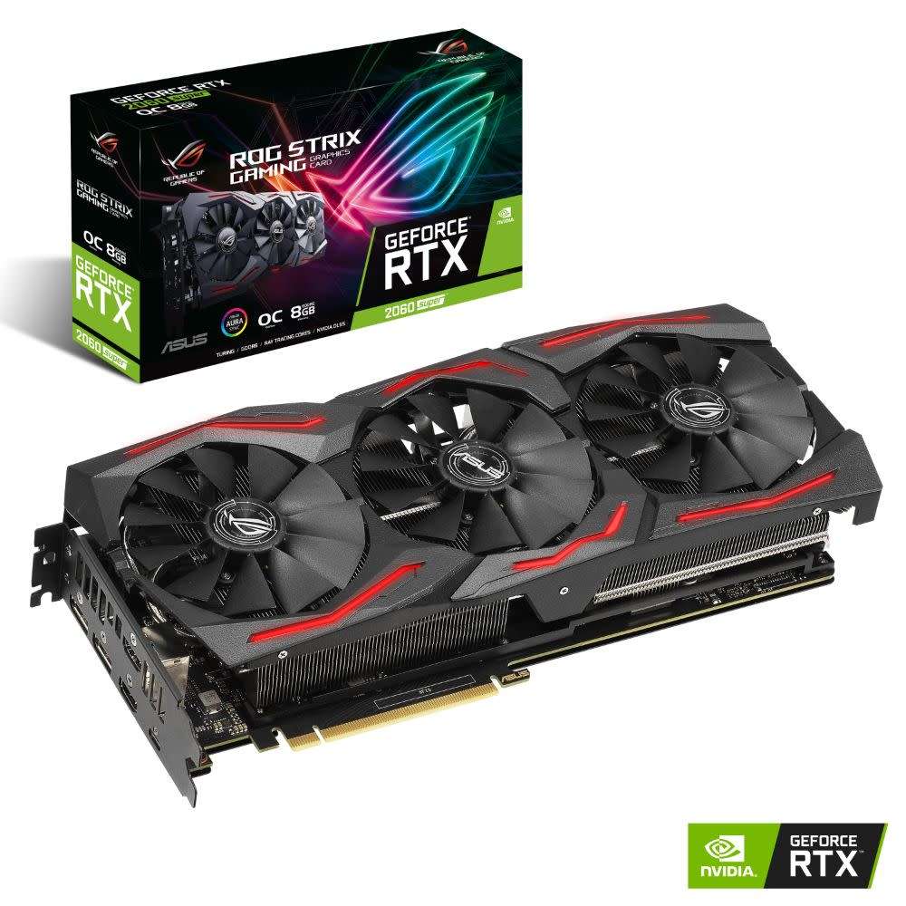 ASUS ROG STRIX RTX 2060 SUPER OC 8GB ** GAMING GRAPHICS CARD ** GOOD CONDITION ** WARRANTY **