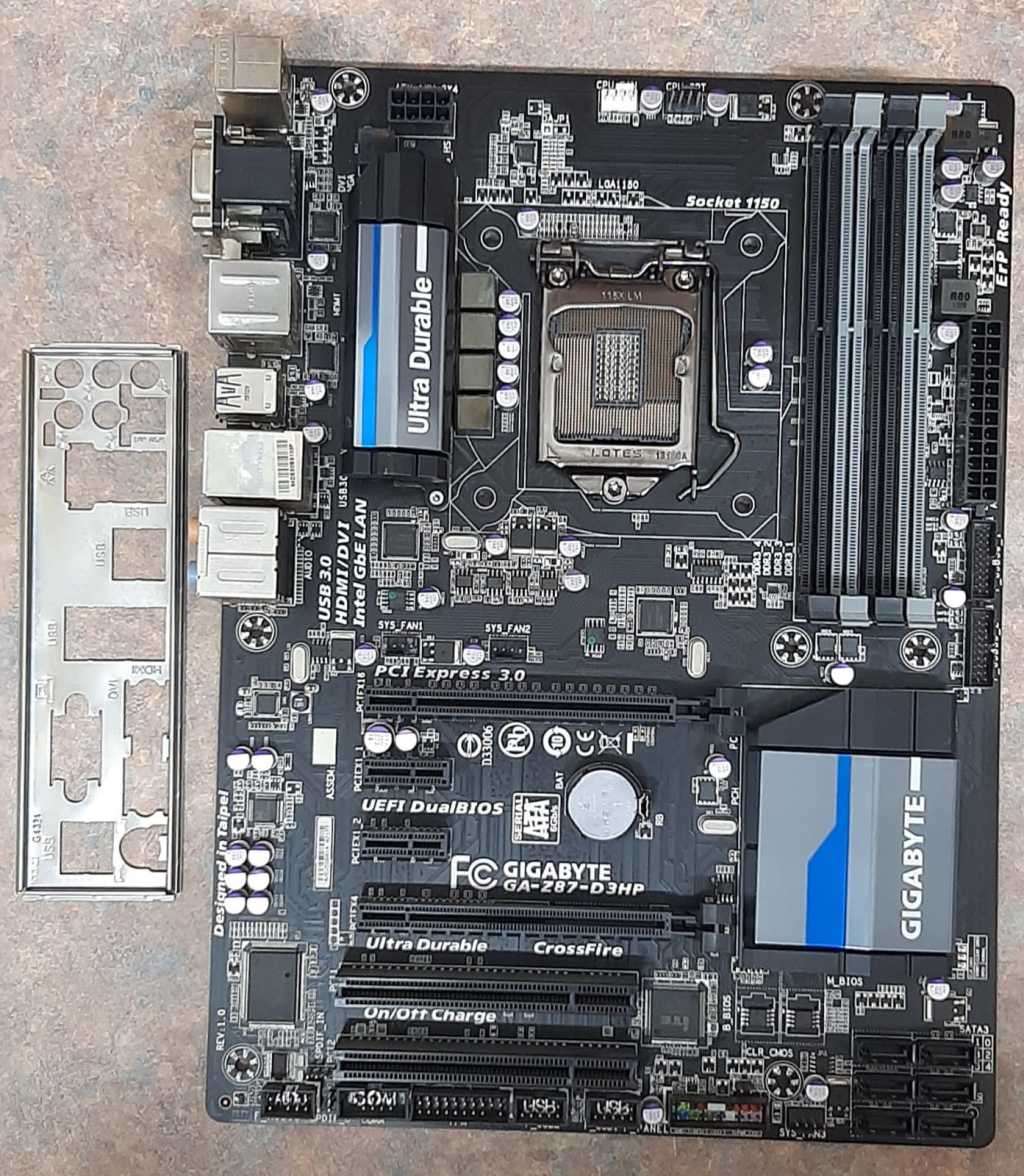 GIGABYTE GA-Z87-D3HP ** GAMING MOTHERBOARD ** GOOD CONDITION ** WARRANTY **