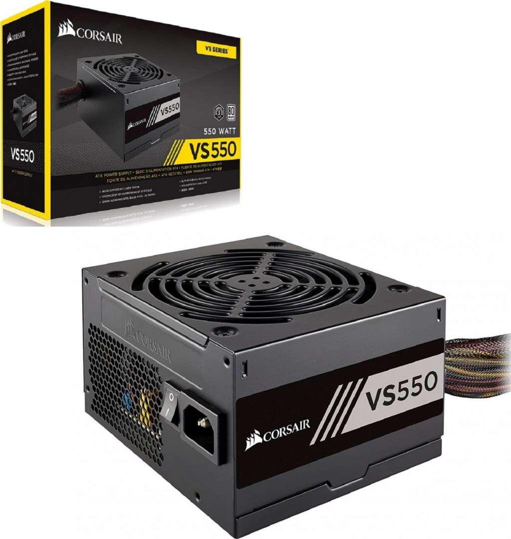 CORSAIR VS550 ** 550W 80+ WHITE POWER SUPPLY ** GOOD CONDITION ** WARRANTY **