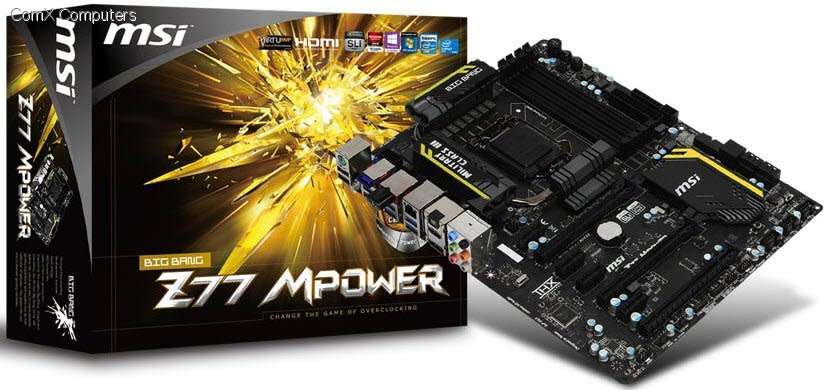 MSI Z77 MPOWER BIG BANG MILITARY CLASS 111 ** GAMING MOTHERBOARD ** EXCELLENT CONDITION ** WARRANTY