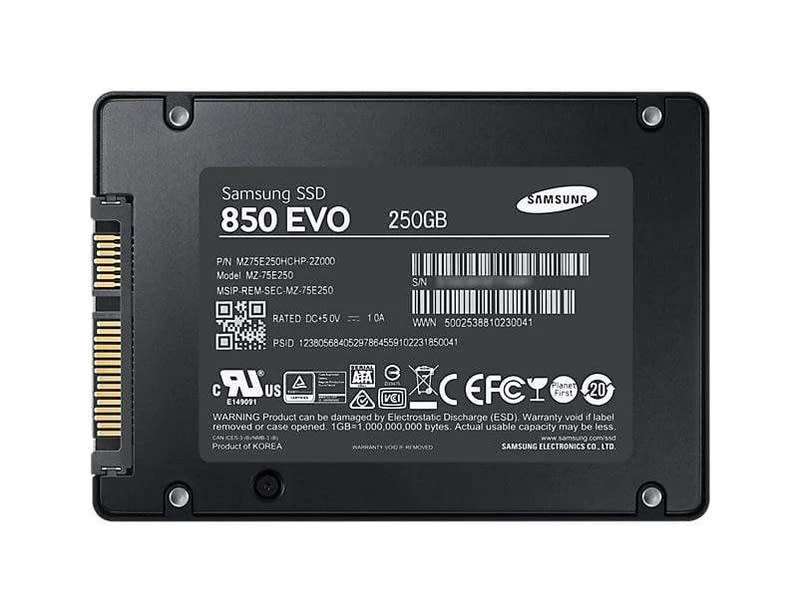 Samsung 256GB 850 Evo SSD - Good Condition - Warranty