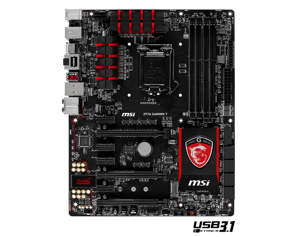 MSI Z97A GAMING 7 ** GAMING MOTHERBOARD ** GOOD CONDITION ** WARRANTY **