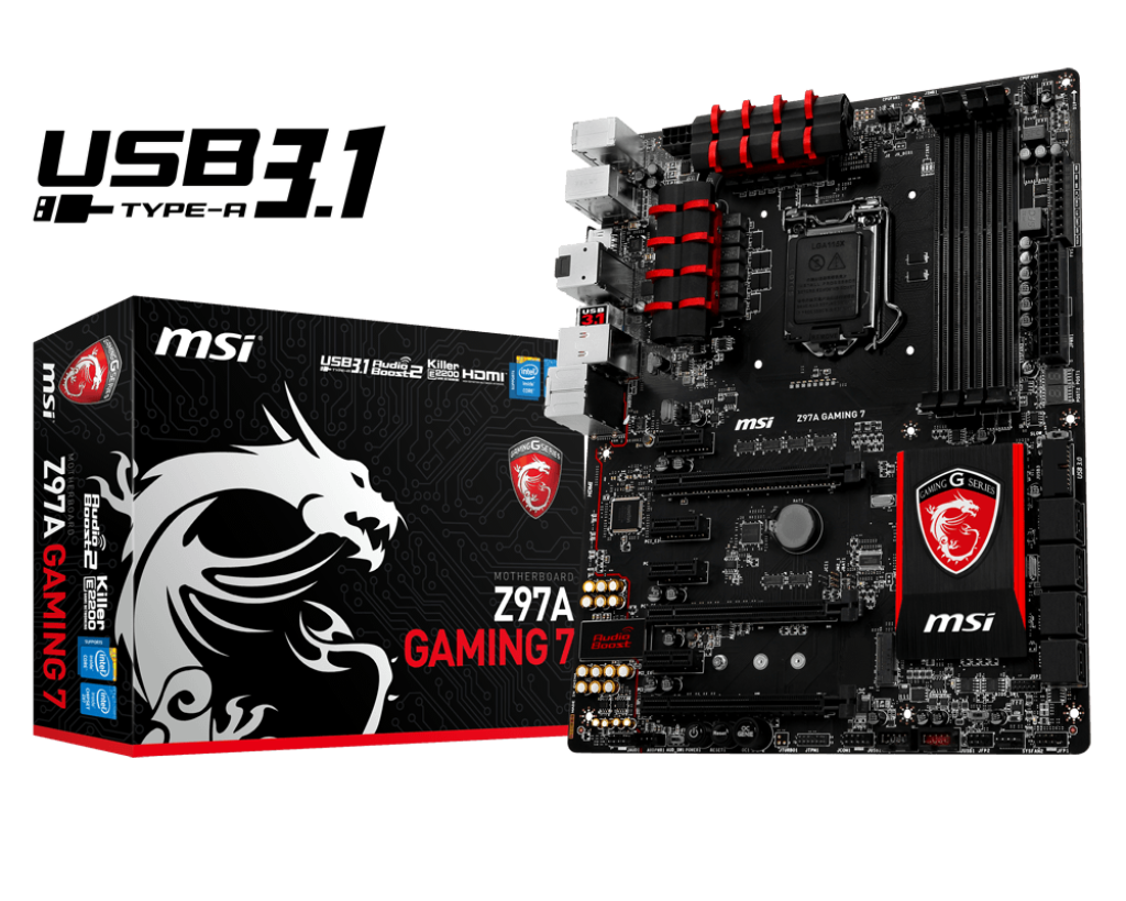 MSI Z97A GAMING 7 ** GAMING MOTHERBOARD ** GOOD CONDITION ** WARRANTY **