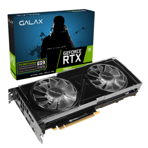 GALAX RTX 2080Ti DUAL BLACK 11GB ** GAMING GRAPHICS CARD ** GOOD CONDITION ** WARRANTY **