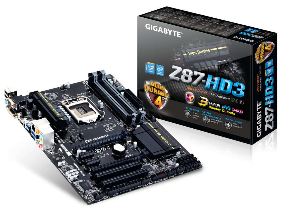 GIGABYTE GA-Z87-HD3 ** GAMING MOTHERBOARD ** GOOD CONDITION ** WARRANTY **