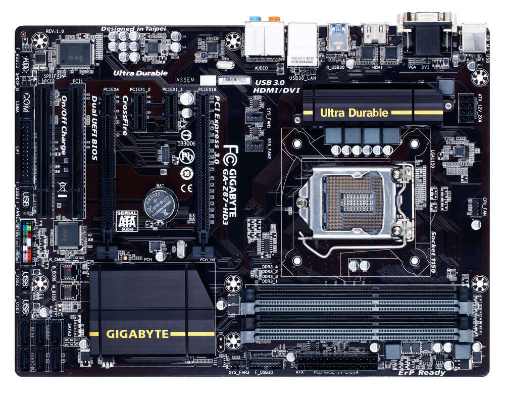 GIGABYTE GA-Z87-HD3 ** GAMING MOTHERBOARD ** GOOD CONDITION ** WARRANTY **