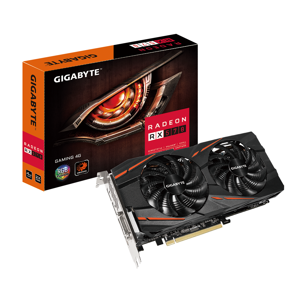 Gigabyte Rx570 4G - Gaming Graphics Card - Good Condition - Warranty