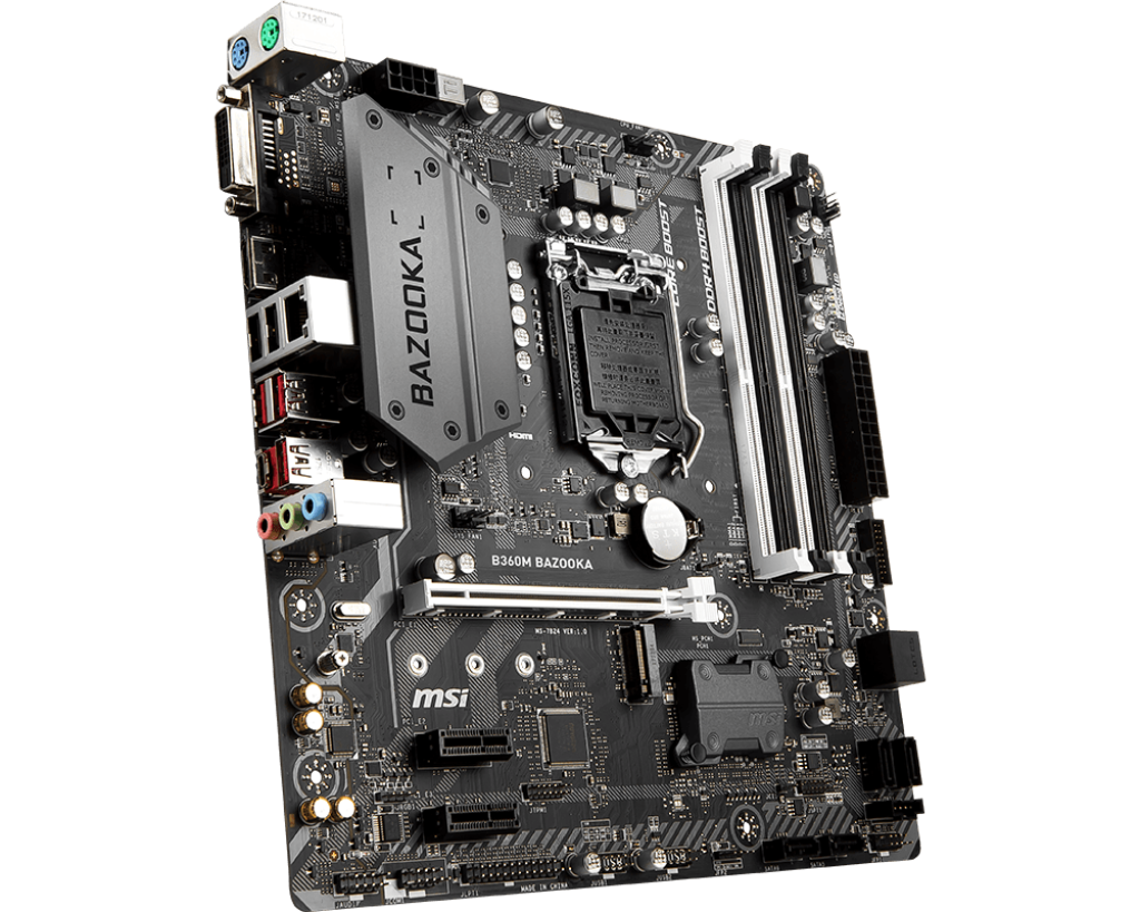 MSI B360M BAZOOKA ** GAMING MOTHERBOARD ** GOOD CONDITION ** WARRANTY **