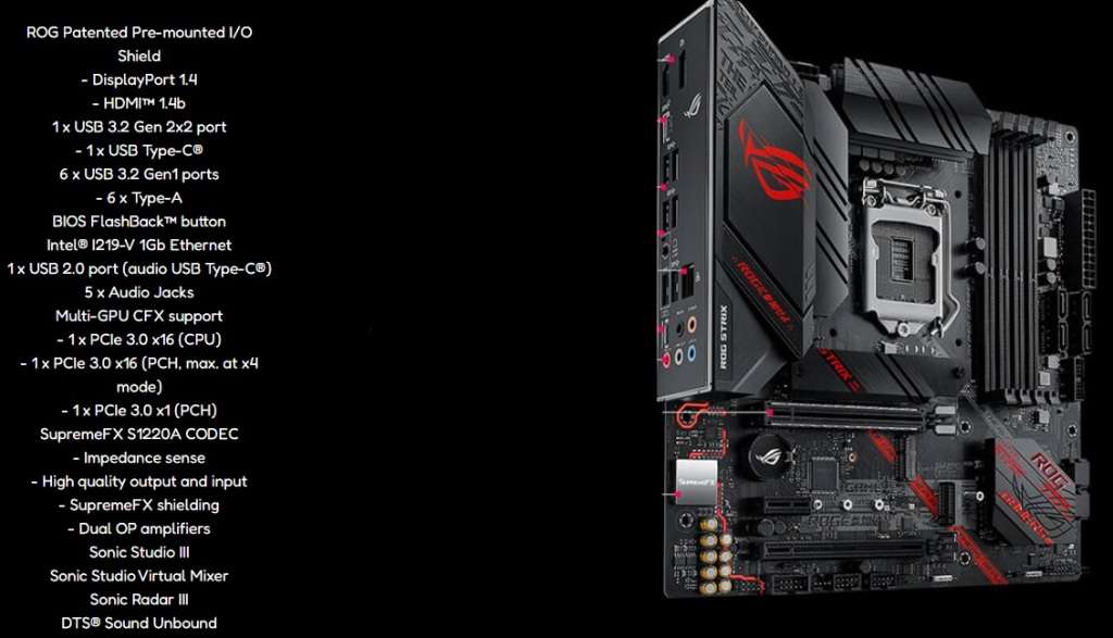 ASUS ROG STRIX B460-G GAMING ** GAMING MOTHERBOARD ** GOOD CONDITION ** WARRANTY **