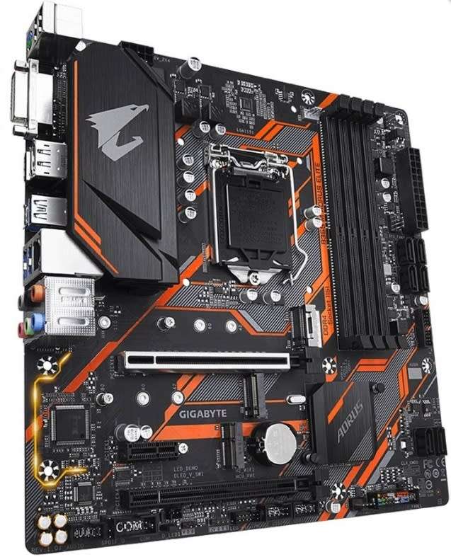 GIGABYTE B365 M AORUS ELITE ** GAMING MOTHERBOARD ** GOOD CONDITION ** WARRANTY **