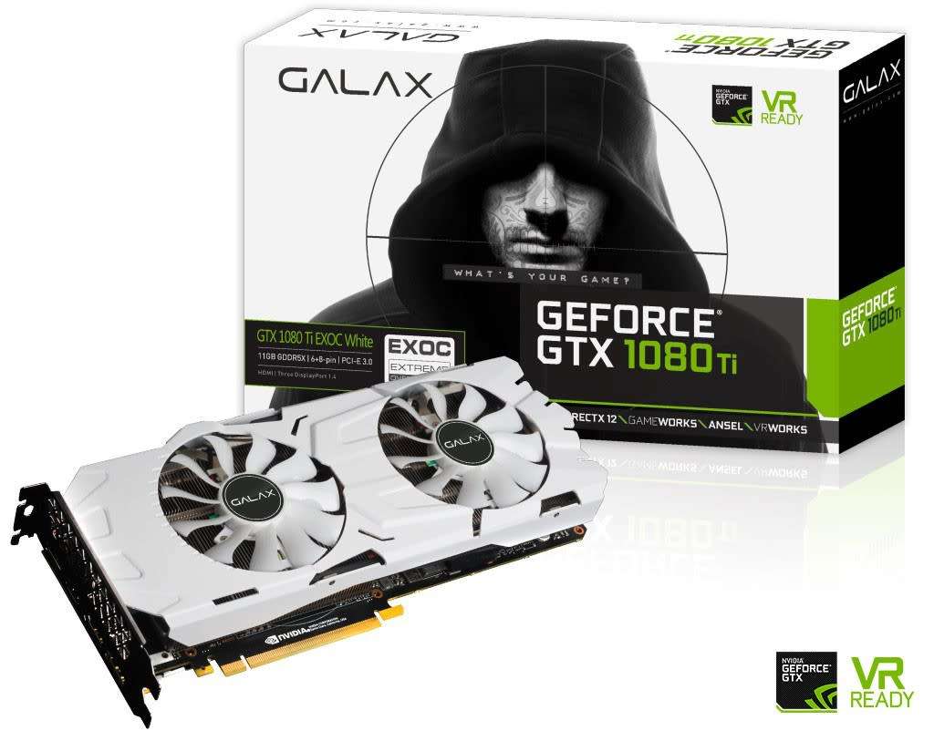 GALAX GTX 1080TI EXOC WHITE 11GB  ** GAMING GRAPHICS CARD ** EXCELLENT CONDITION ** WARRANTY **