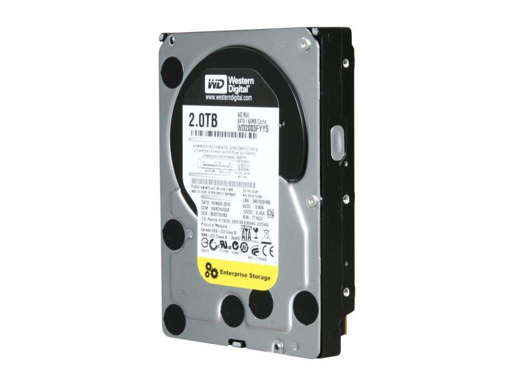 WESTERN DIGITAL 2TB ** 3.5`` DESKTOP HARD DRIVE ** GOOD CONDITION ** WARRANTY **