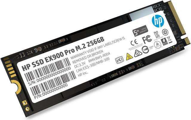 HP EX900 PRO 256GB NVMe SSD ** EXCELLENT CONDITION ** WARRANTY **