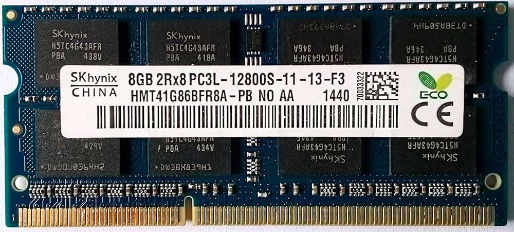 SK HYNIX 8GB DDR3 (1600MHz) ** LAPTOP RAM ** GOOD CONDITION ** WARRANTY **