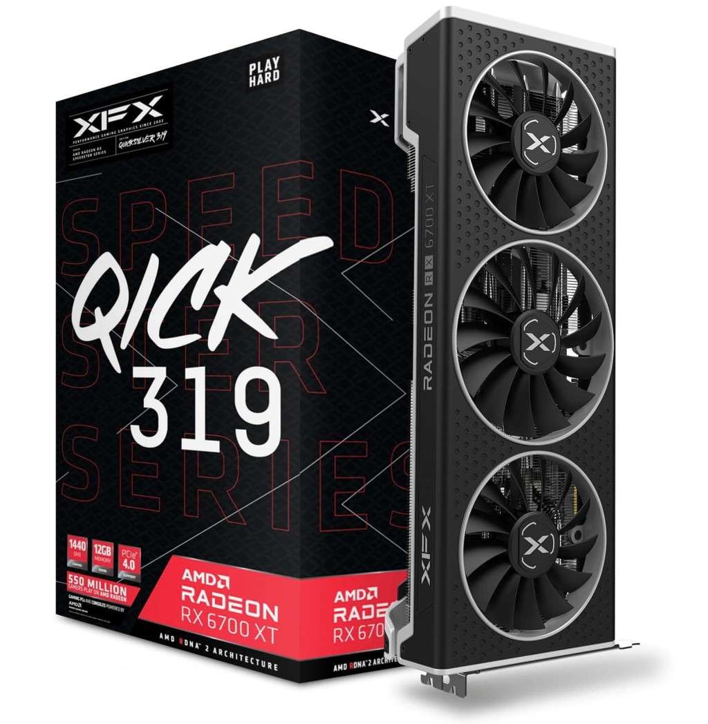 XFX SPEEDSTER QICK 319 RX6700 XT 12GB **HIGH-END GAMING GRAPHICS CARD**EXCELLENT CONDITION**WARRANTY
