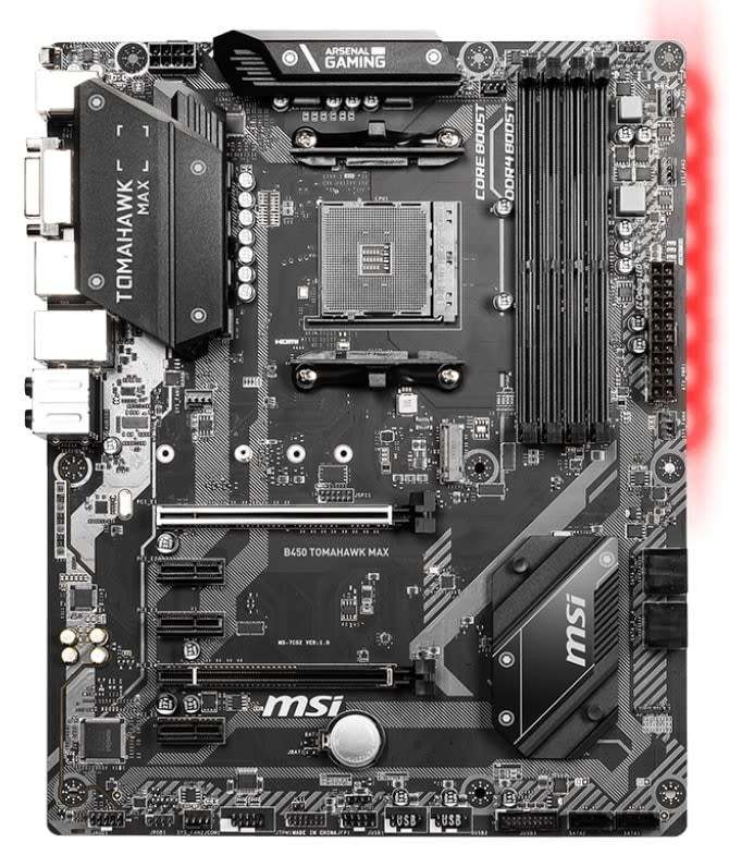 MSI B450 TOMAHAWK MAX AMD AM4 ** GAMING MOTHERBOARD ** GOOD CONDITION ** WARRANTY **