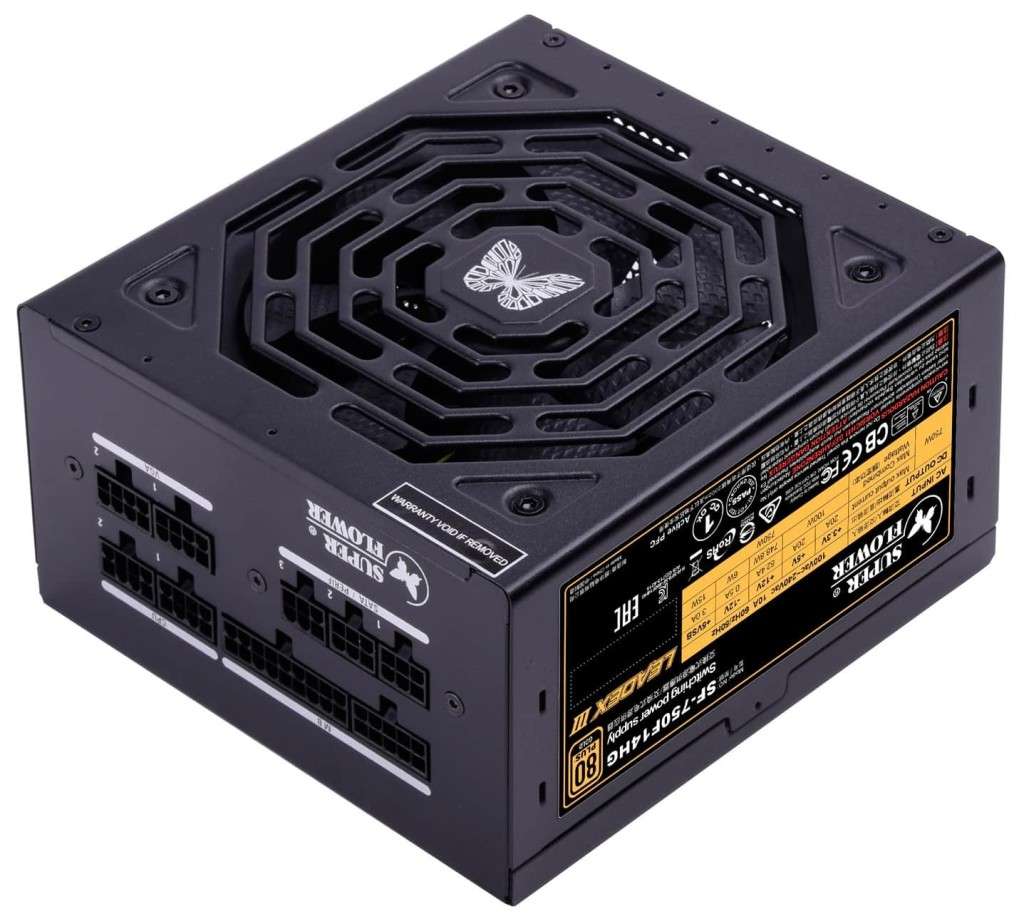 SUPER FLOWER SF-750F14HG(BK) ** 750W GAMING POWER SUPPLY ** EXCELLENT CONDITION ** WARRANTY **