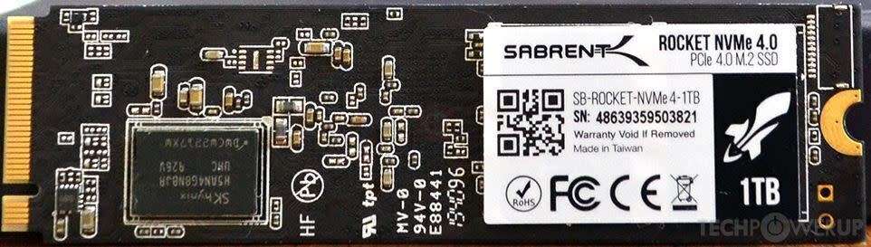 SABRENT SB ROCKET  ** 1TB M.2 NVMe SSD ** EXCELLENT CONDITION ** WARRANTY **