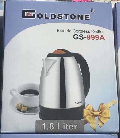 GOLDSTONE 1.8LTR Electric cordless kettle