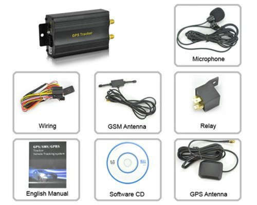 GPS/SMS/GPRS TRACKER TK103A VEHICLE CAR REALTIME TRACKING DEVICE SYSTEM