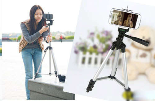 TF-3110A Metal Extendable Tripod Stand Monopod For Canon SONY Camera Camcorder