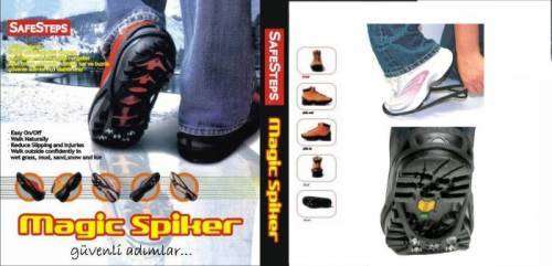Magic Spiker Grip Traction Aid Fits Most Shoes/Antislip Spikes/Golf Slip Saver Grips/Ice Crampons I