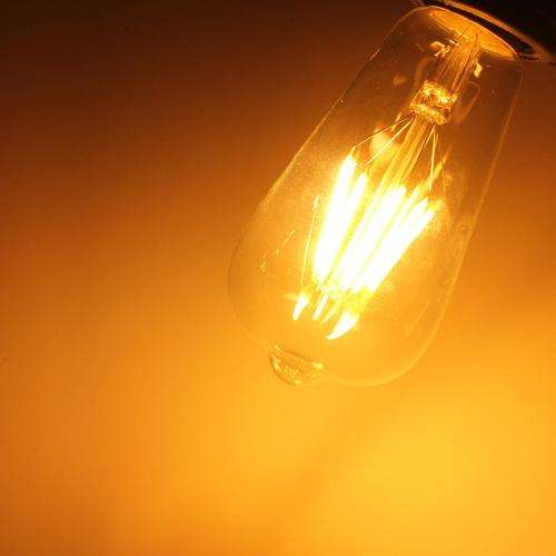 E27 4W LED Warm White Filament Bulb 220V