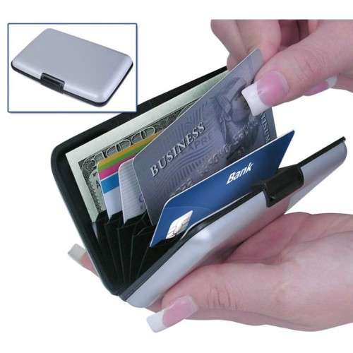 Security Credit Card Wallet A Stylish Aluminum Wallet