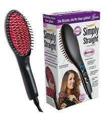 Straight Artifact Ceramic Brush Hair Straightener