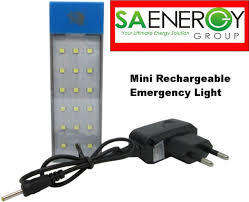 Blue Mini Rechargeable emergency lamp