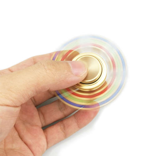 Rainbow Fidget Spinner Metal Spinner Tri-spinner Zinc Hand Spinner Aluminum Alloy Finger Game Anxiet