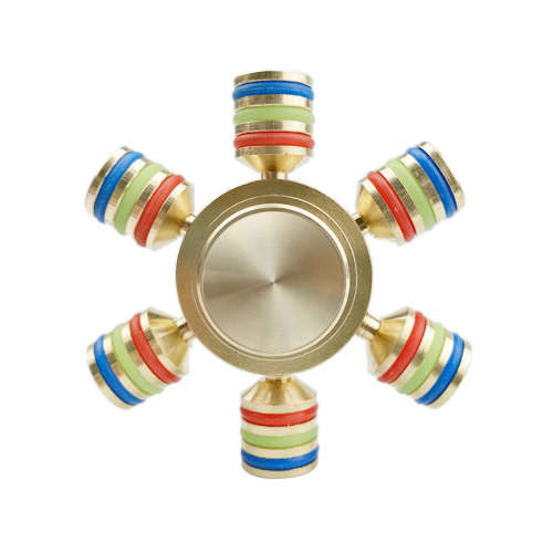 Rainbow Fidget Spinner Metal Spinner Tri-spinner Zinc Hand Spinner Aluminum Alloy Finger Game Anxiet