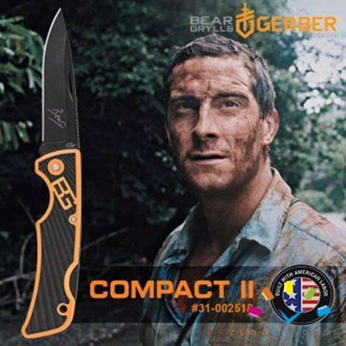 GERBER Bear Grylls Compact II Scout Knife (#31-002518)